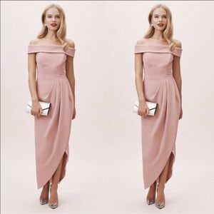 Anthropologie BHLDN Thompson Dress Whipped Apricot